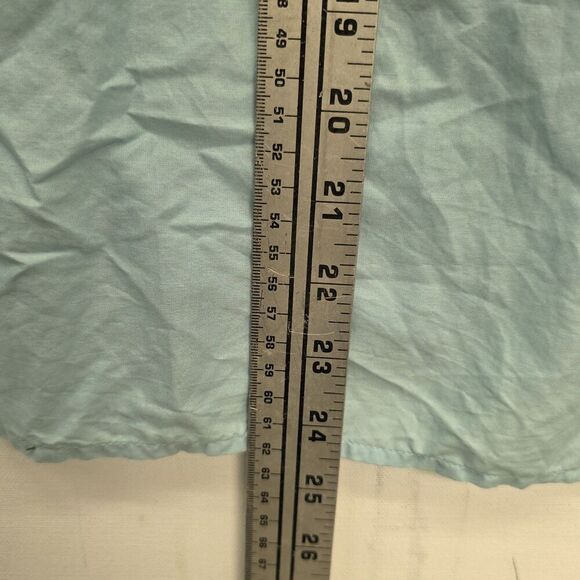 soft surroundings Heloise Eyelet Tunic Women's Size Medium Bell Sleeves Blue - Picture 5 of 8